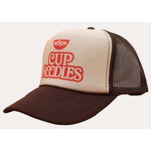 NISSIN CUP NOODLES Trucker Hat Vintage NISSIN Hat - Picture 4 of 4